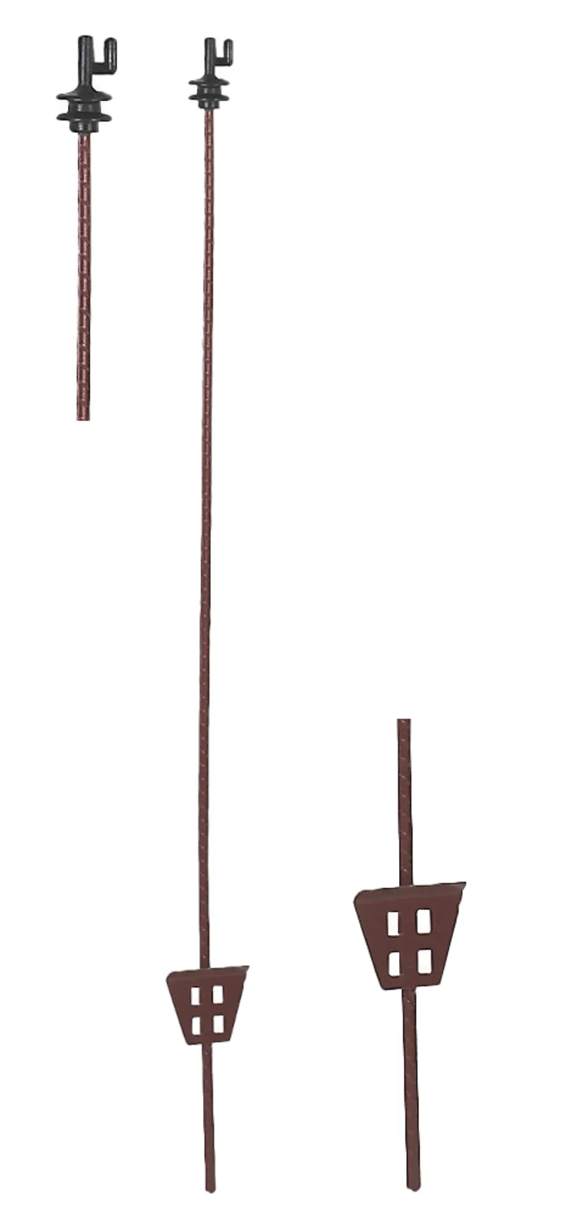 Agrifence Oval Steel Post 105cm Red